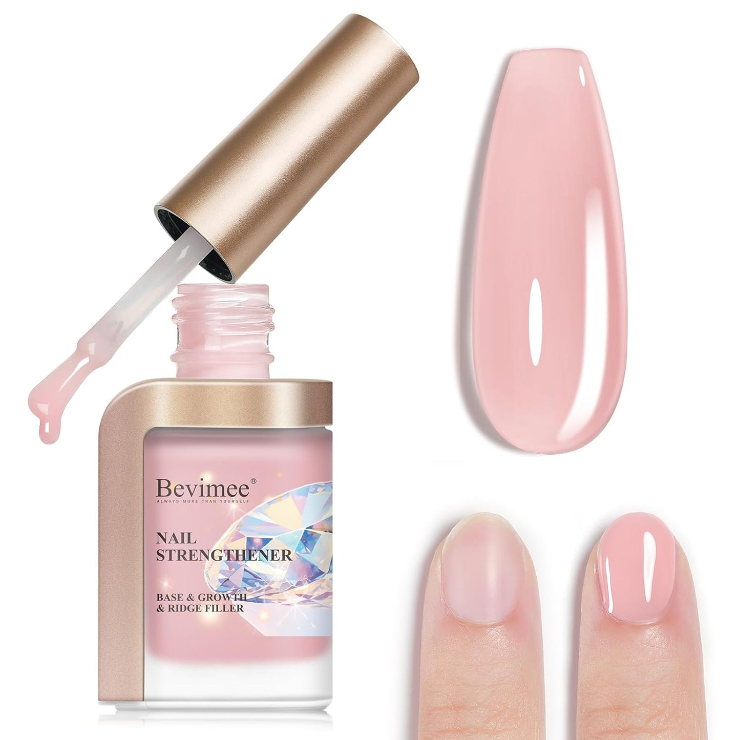Skiennix Nail Strengthener - Quick Dry Hardener for Weak Nails | Extra Strong Growth Polish 12ML