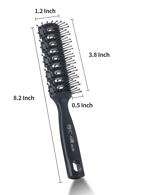 PERFEHAIR Vented Hair Brush - Heat Resistant & Static Free for All Hair Types | Ideal for Blow Drying & Styling
