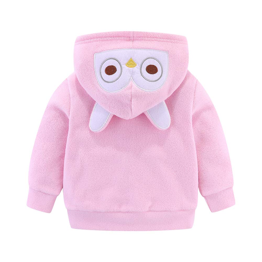 Mud Kingdom Toddler Girls Unicorn Fleece Hoodies Full Zipper White 3T