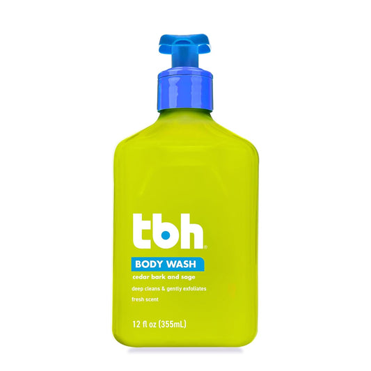 TBH Body Wash for Teens & Kids - Gentle Formula for Sensitive Skin - Natural & Sulfate-Free - 12 oz