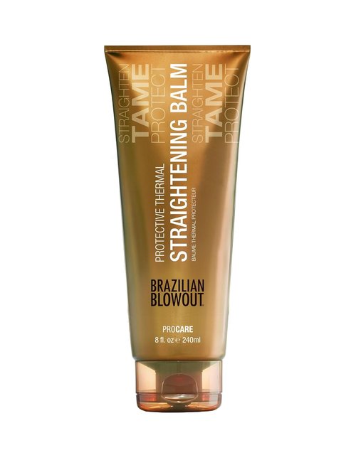 Brazilian Blowout Thermal Straightening Balm - Protects & Smooths Hair | 8 Fl Oz