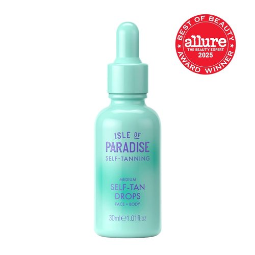 Isle of Paradise Self Tanning Drops - Natural Bronze Glow, Long-Lasting & Cruelty-Free, 1.01 fl. oz