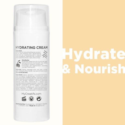 Regine Switzerland Moisturizing Hand Cream - Anti-Aging Formula for Dry Hands & Cuticles - 3.4 fl. oz.
