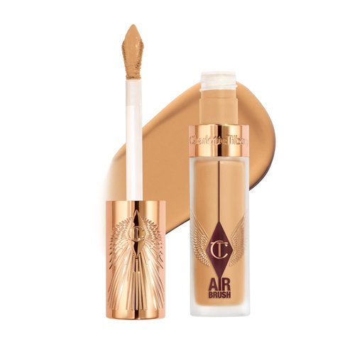 Charlotte Tilbury AIRbrush Flawless Blur Concealer - Longwear, Hydrating & Crease-Proof for Dark Circles & Blemishes - Full Coverage, Natural Matte Finish