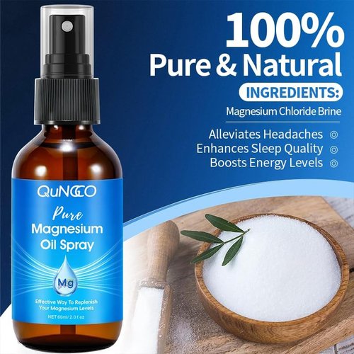Pure Magnesium Oil Spray & Lotion Set - Unscented Muscle Relaxation | 100% Magnesium Chloride with Arnica & Lavender
