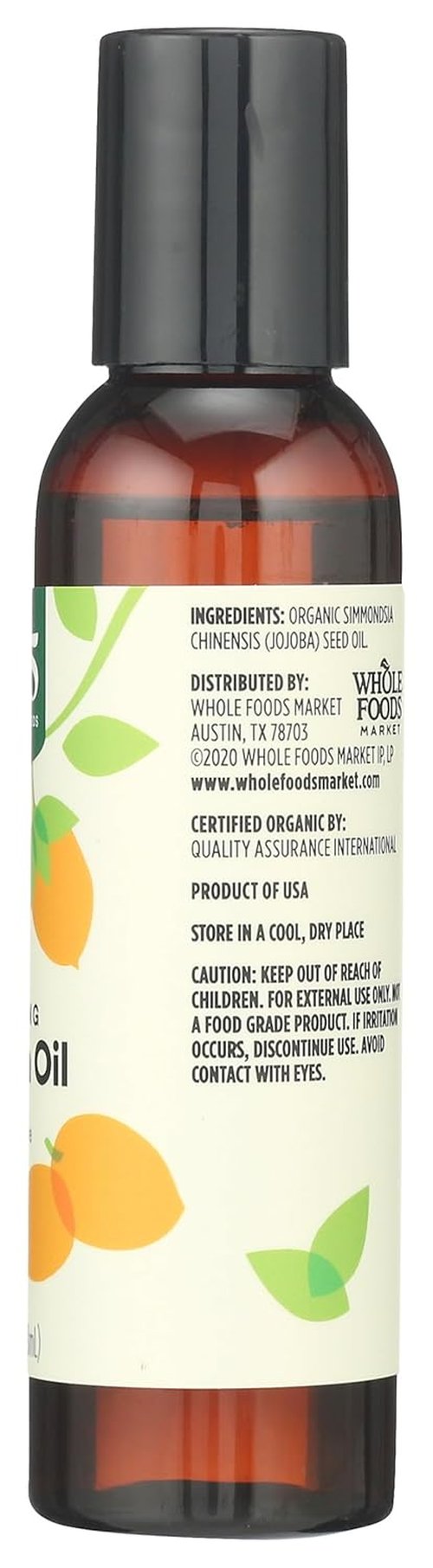 365 by Whole Foods Market Organic Jojoba Oil - Fortifying Skin & Hair Care, 4 Fl Oz