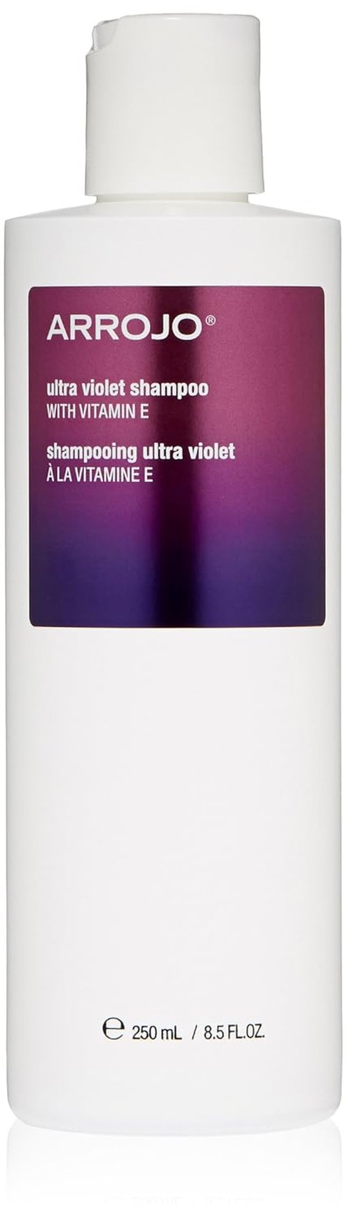 ARROJO Ultra Violet Purple Shampoo - 8.5 oz Color Treated Hair Care to Eliminate Brassy Tones