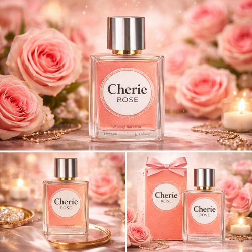 L’Amour Paris 3-Piece Perfume Set - Long-Lasting Eau de Parfum Collection | Romantic Floral & Sweet Fragrance Trio for Date Night