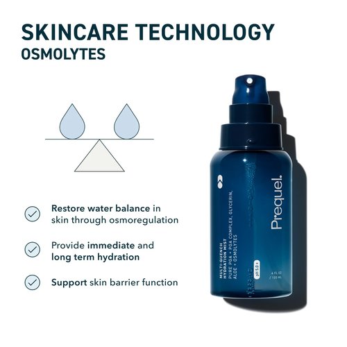 Prequel Skin Multi-Quench Hydration Mist - Moisturizing Face Spray with Niacinamide & Aloe for Smoother Skin - Fine Mist Hydrating Formula