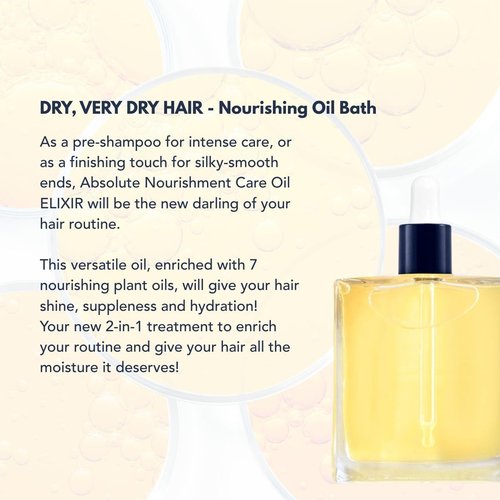 Phyto Absolute Nourishment Care Oil - Pre-Shampoo Elixir for Deep Hydration and Repair