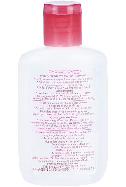 Maybelline New York Eye Makeup Remover - Moisturizing Formula for Waterproof Makeup | 2.3 fl. oz.