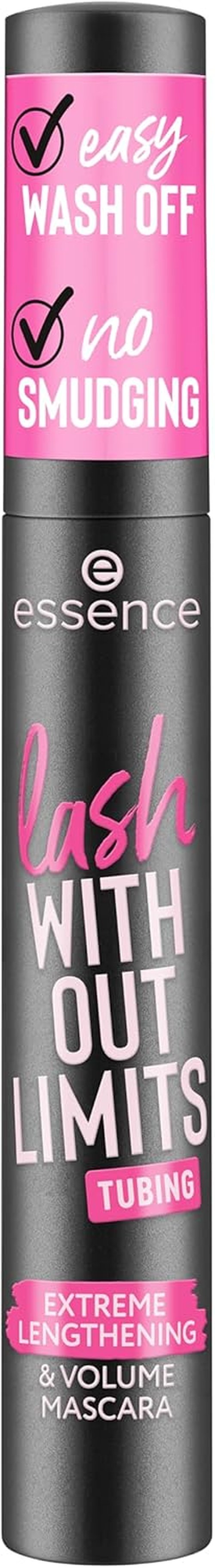 Essence | Lash Without Limits Mascara - Extreme Lengthening & Volume | Waterproof, Vegan & Cruelty-Free