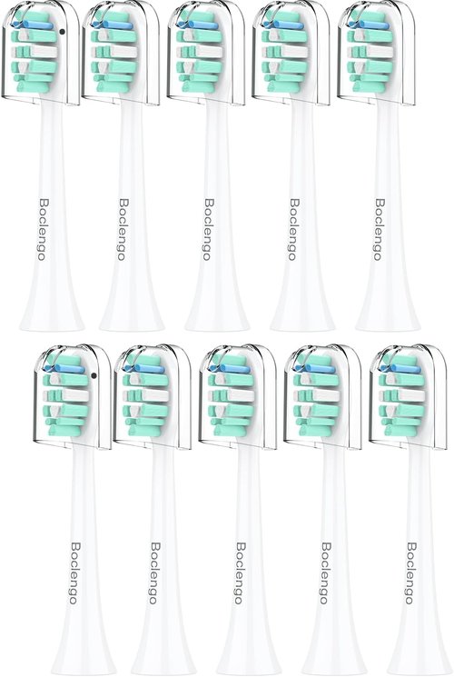 Philips Sonicare Toothbrush Replacement Heads - 10 Pack Compatible Brush Heads in White