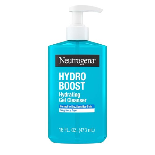 Neutrogena Hydro Boost Face Wash - Fragrance-Free Hydrating Gel Cleanser with Hyaluronic Acid | 16 fl. oz