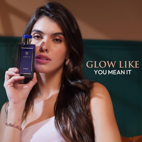 Merve Lumos Premium Long-Lasting Women's Perfume - Fruity Floral Gourmand Scent | 3.4 Ounces