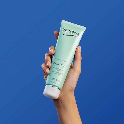 Biotherm Purifying Foaming Cleanser - Tonifying Exfoliating Gel with Biotech Plankton & Zinc | 5.1 Fl. Oz.