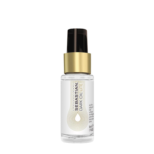 Sebastian Professional Dark Oil Lite - Ultra Light Styling Hair Oil | 1 Fl Oz for Effortless Shine