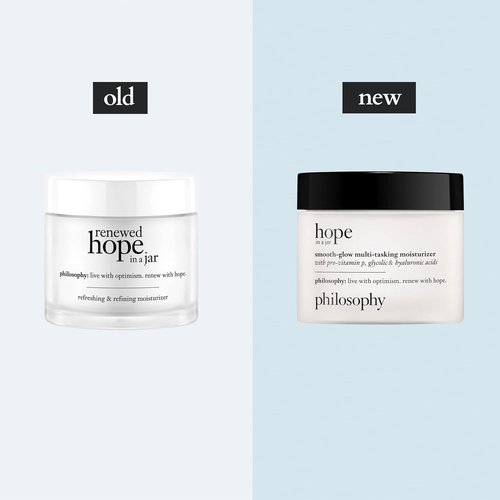 Philosophy Hope In A Jar Multi-Tasking Face Moisturizer With SPF 30 - Hydrating Formula With Pro-Vitamin P & Glycolic Acid - 2 Fl Oz