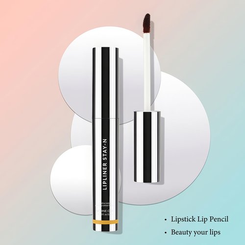 Eshioh Peel Off Lip Liner Stain – Velvet Lip Glkoss Long-Lasting, Moisturizing & Non-Sticky Matte Lip Lacquer, Pigmented, Smudge-Proof Liquid Lipgloss (cinnamon)