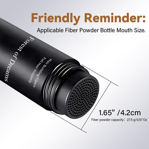 Forest of Dreams Hair Fiber Spray Applicator – Applicator Pump Nozzle for Hair Building Fiber Bottle，1 Applicator
