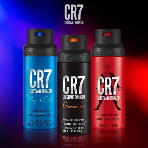 CR7 Cristiano Ronaldo Body Spray - Long Lasting Woody Scent with Lavender & Tobacco - 5.1 oz
