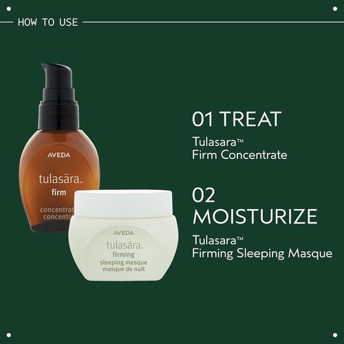Aveda Tulasara Firm Concentrate - Firming Serum for All Skin Types | Reduces Fine Lines & Wrinkles | 1 Fl Oz