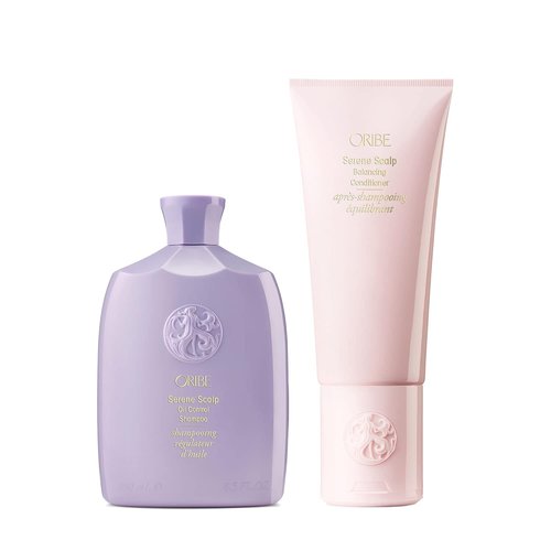 Oribe Serene Scalp Oil Control Shampoo - Balances Oily Scalp & Nourishes Hair | 8.5 Fl Oz