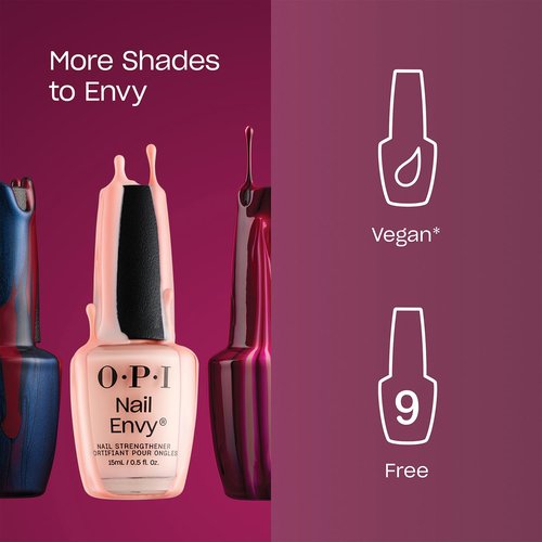 OPI Nail Envy Nail Strengthener - Clear & Opaque Crème Treatment for Weak & Thin Nails