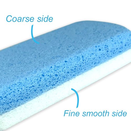 Maryton Glass Pumice Stone for Feet, Callus Remover and Foot Scrubber & Pedicure Exfoliator Tool Pack of 2