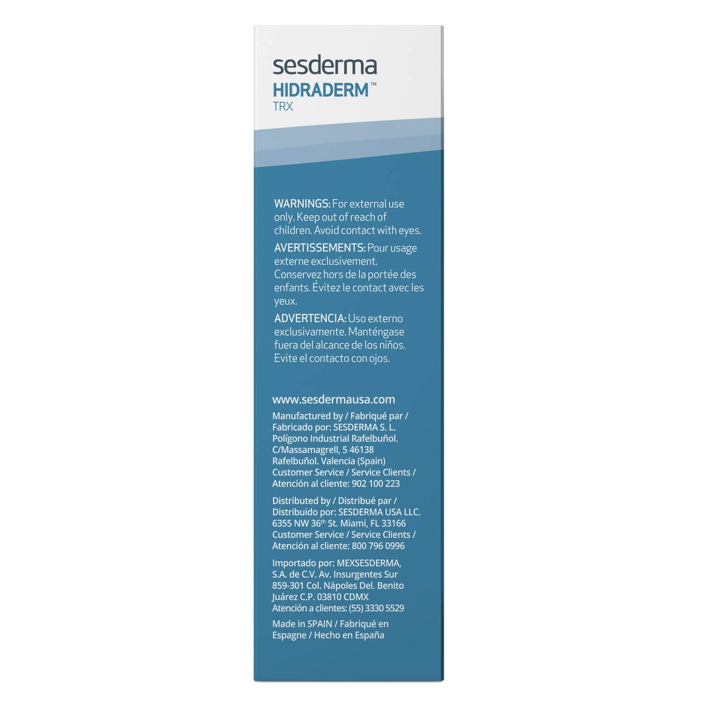 Sesderma HIDRADERM TRX Gel Cream - Hydrating All-Day Moisturizer for Depigmenting Skin | 1.7 fl. oz.
