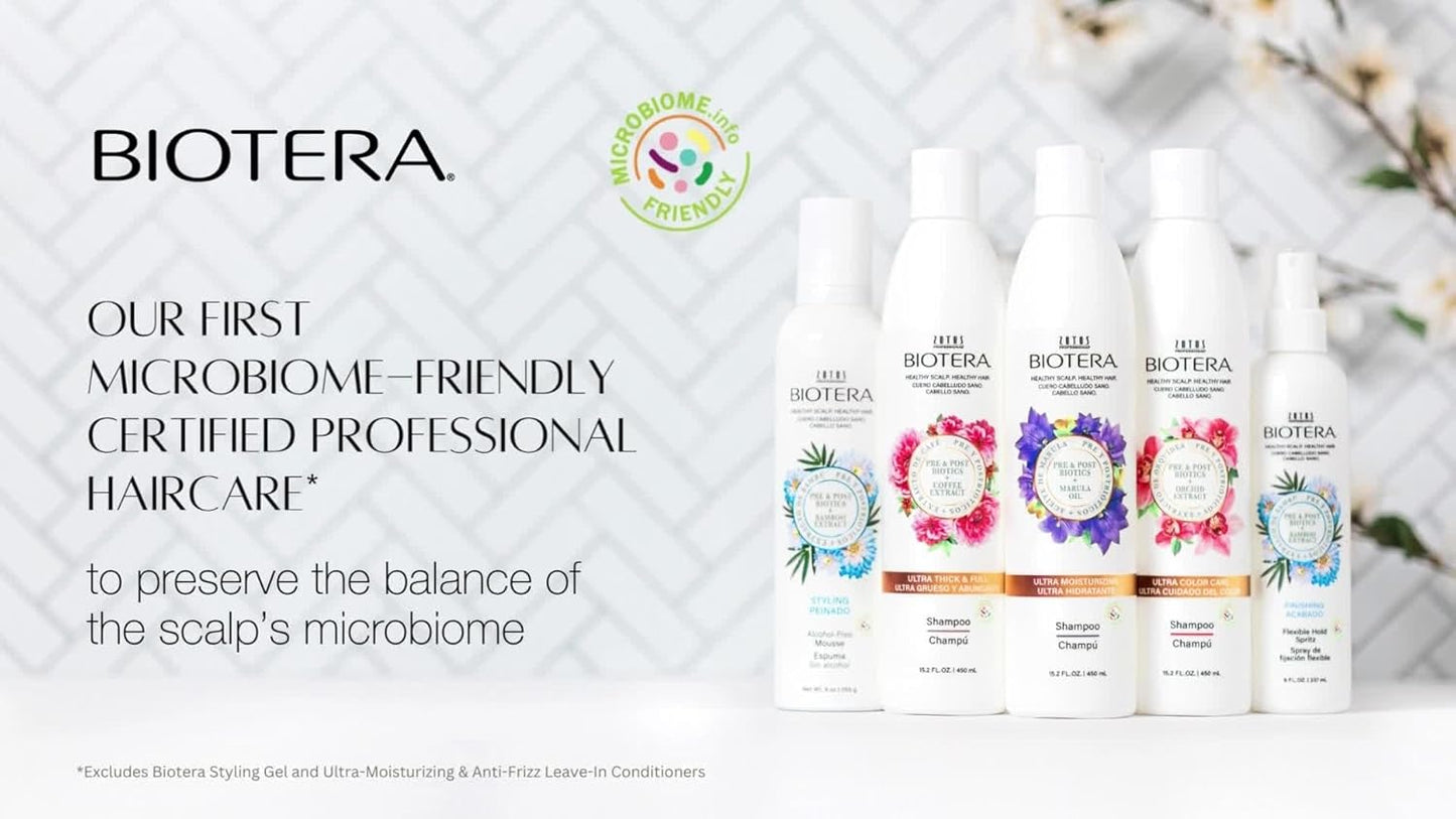 Biotera Anti Frizz Smoothing Conditioner - Smooths Frizzy Hair | Microbiome Friendly & Vegan | Paraben Free