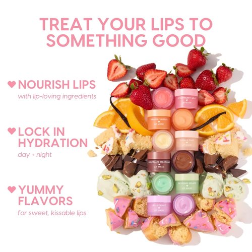 ColourPop Fresh Kiss Lip Mask - Leave-On Moisturizer & Overnight Treatment - Replenishes Dry Lips with Shea Butter & Vitamin E - Chocolate Milkshake (0.28 oz)