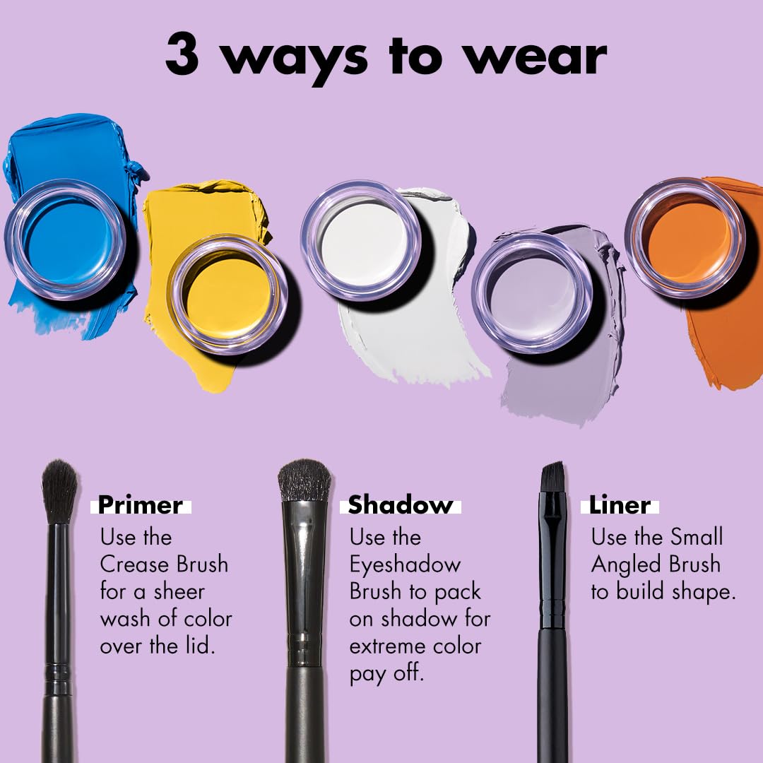 e.l.f. No Budge Cream Eyeshadow - 3-in-1 Primer, Liner & Eyeshadow | Crease-Resistant, Vegan, Sand Dune