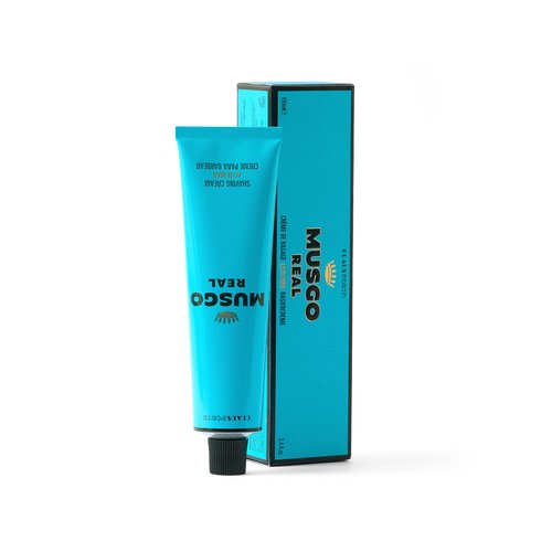 Claus Porto - Musgo Real Shaving Cream | Freshen, Soothe, Replenish | Enriched With Lanolin, Coconut + Jojoba Oil