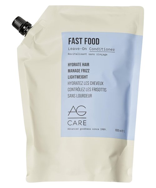 AG Care Fast Food Leave-In Conditioner - Nourishing Formula for Soft, Manageable Hair | 33.8 Fl Oz