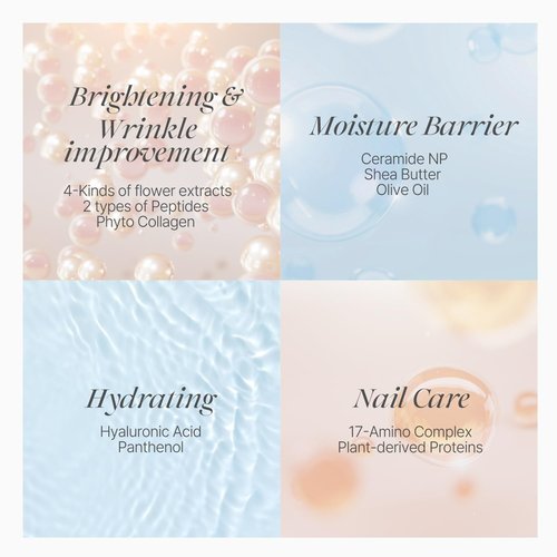 Koelf PETITFEE Rose Petal Satin Hand Mask - Nourishing Moisturizing Gloves with Peptide & Collagen (5 Pairs)