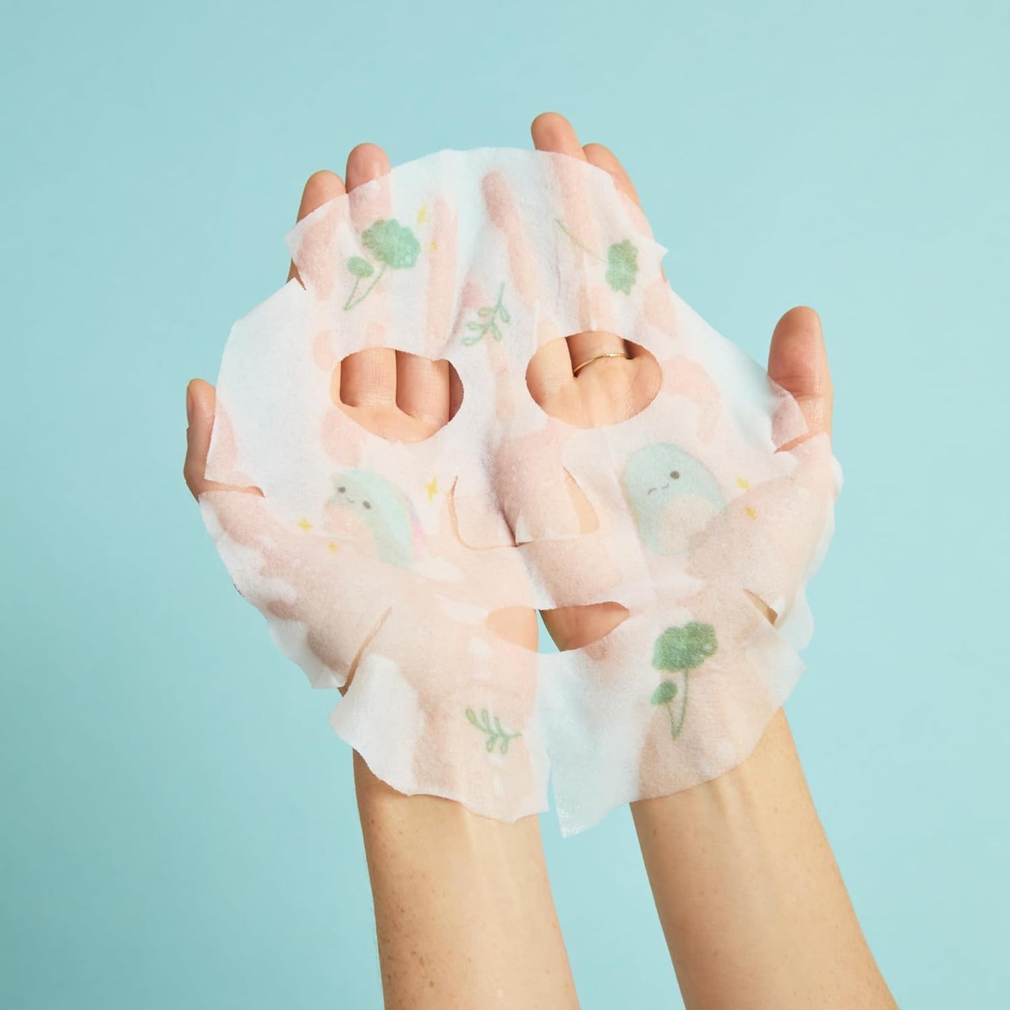 TONYMOLY x Squishmallows Head to Toe Mask Set - 5-Piece Hydrating & Soothing Holiday Gift Set | Face, Hand & Foot Masks