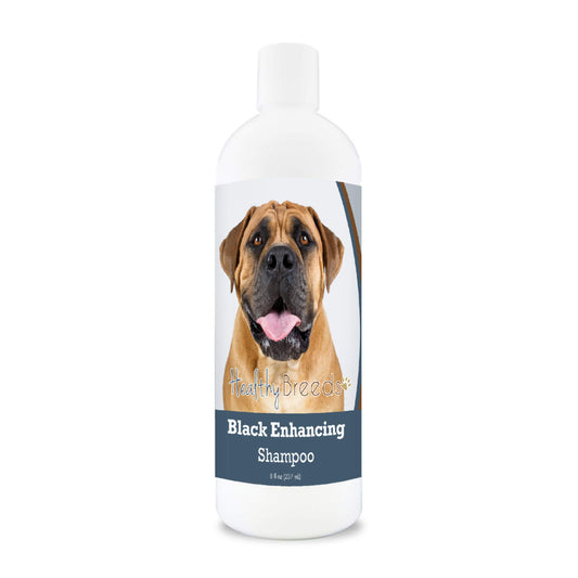 Healthy Breeds Boerboel Black Enhancing Shampoo - Gentle Cleanser with Vitamin E, Aloe & Coconut Oil That Adds Brilliance, Shine & Intensity to Darker Coats - Floral Scent - 8 oz