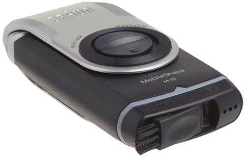 Braun Electric Razor - M90 Mobile Shaver with Precision Trimmer & Washable Design