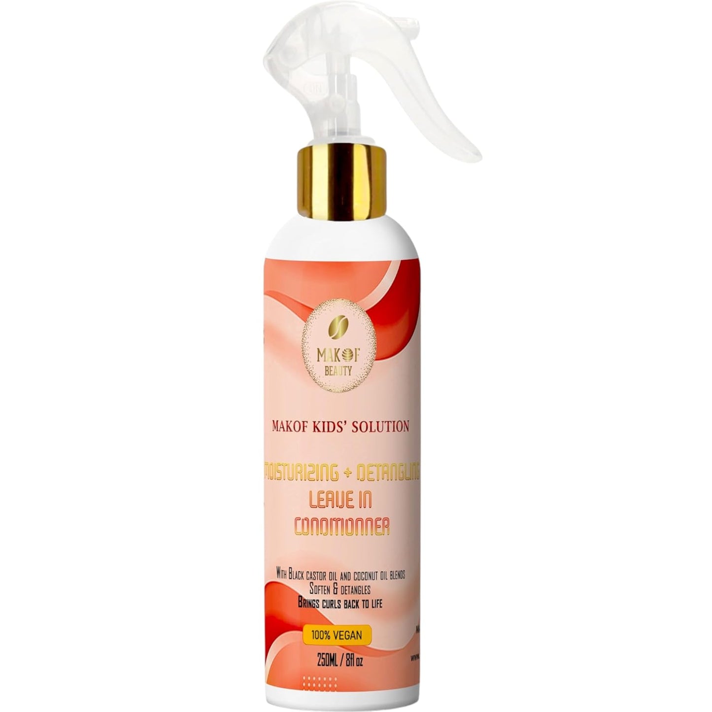 Skiennix Kids Leave-In Conditioner - Nourishing Formula with Mango Butter & Jojoba Oil | 8 Fl Oz