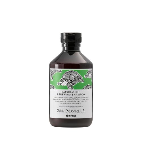 Davines Naturaltech Renewing Shampoo - Anti-Aging Formula for All Hair Types | 8.45 Fl Oz
