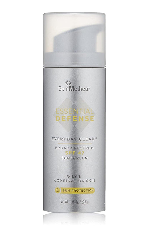 SkinMedica Essential Defense Mineral Shield SPF Sunscreen - Lightweight Facial Protection for Oily/Combination Skin, 1.85 Oz