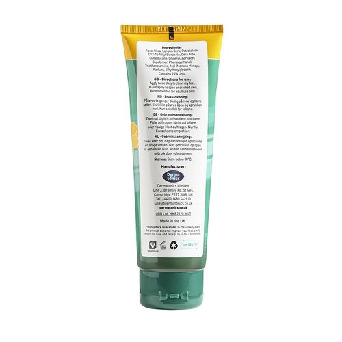 Dermatonics Fast-Acting Manuka Honey Heel Balm | Nourishing Formula for Dry, Cracked Heels | Hydrates and Softens Feet | Safe for Diabetics | 4.23 Fl oz x 2 pack