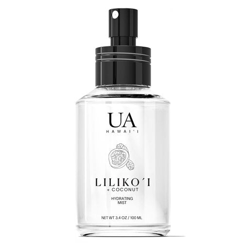 Lilikoi Coconut Body and Hair Mist from Hawaii, Hair Perfume for a Light, Hydrating Refresh, Body Mist for Women and Men, Alcohol-Free, With Moisturizing Hyaluronic Acid & Glycerin, 3.4 oz