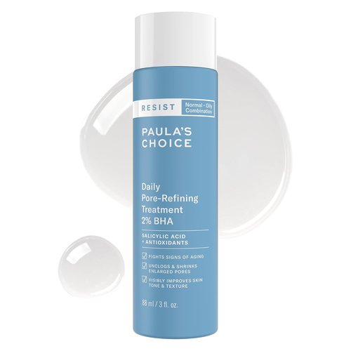 Paula's Choice RESIST Daily Pore Refining Treatment - 2% BHA Exfoliant with Salicylic & Hyaluronic Acid | 3oz Liquid Exfoliant for Oily, Normal & Combination Skin