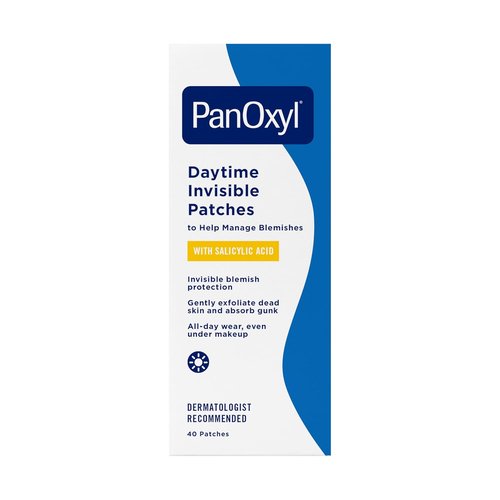 PanOxyl Invisible Blemish Patches - Dermatologist-Recommended Salicylic Acid Formula | 40ct (20 Large, 20 Small)
