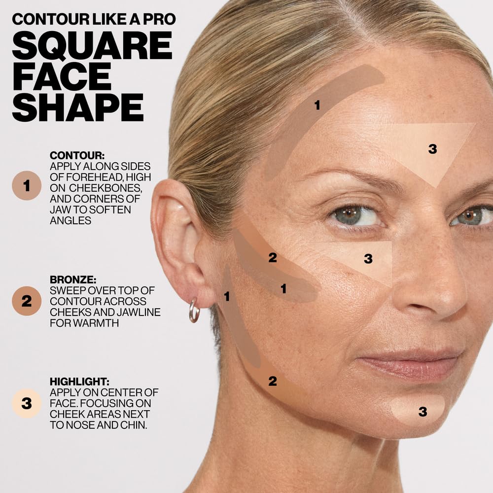 Smashbox Contour Palette - Sculpt and Glow All-In-One Kit with Blendable, Buildable Formulas