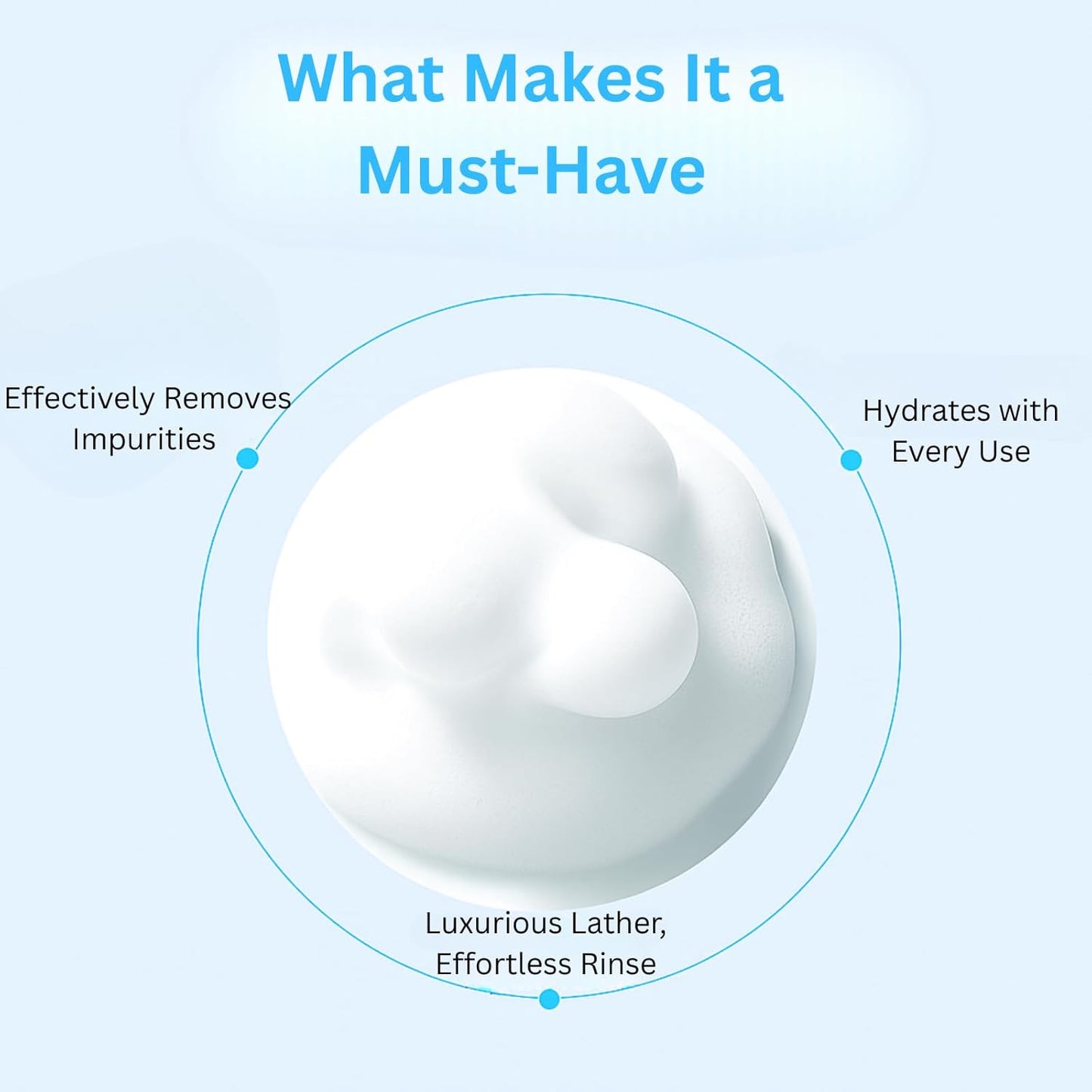 Zyderma Hydrating Foaming Facial Cleanser - Gentle Aloe Vera Face Wash for Sensitive Skin | 5oz Fragrance-Free