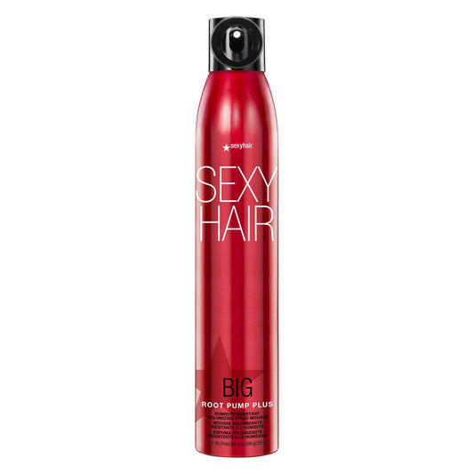 SexyHair Big Root Pump Plus Volumizing Spray Mousse - High Hold & Humidity Resistance | 72-Hour Volume