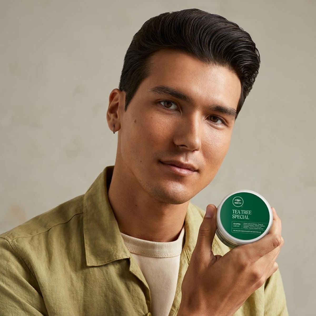 Tea Tree Shaping Cream - Long-Lasting Hair Styling Cream for All Hair Types | Matte Finish